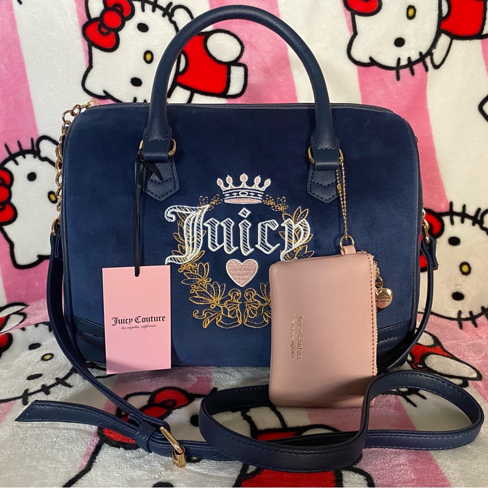 Brand New - Juicy Couture Heritage Satchel with coin purse
